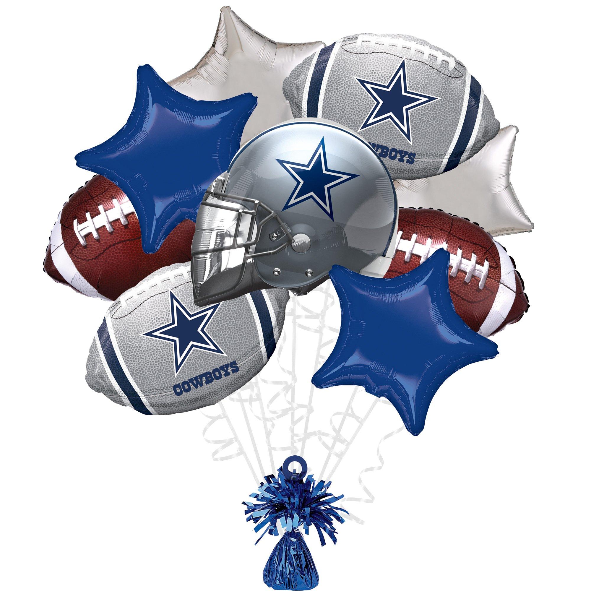 Dallas Cowboys Foil Balloon Bouquet